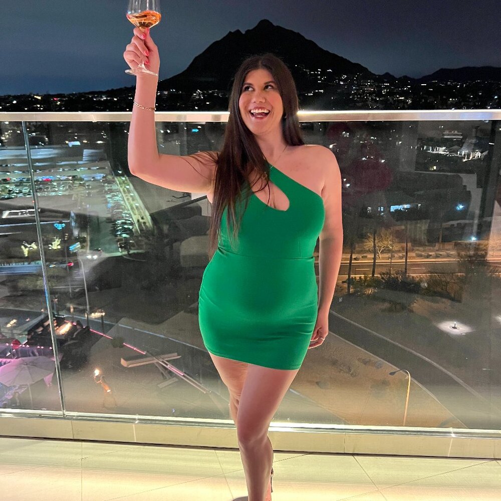 Superdown (Revolve) Nava Asymmetrical Mini Dress